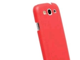 Krusell BioCover - Beskyttende deksel for mobiltelefon - bioplast - rød - for Samsung Galaxy S III