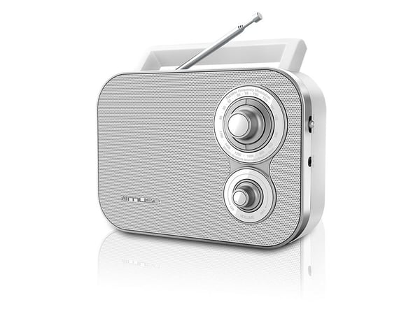Muse M-051 RW, Bärbar, Analog, FM, MW, Vit, Rotations-, AC/Batteri Muse M-051 RW, Bärbar, Analog, FM, MW, Vit, Rotations-, AC/Batteri