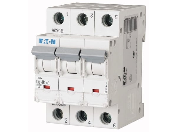 Eaton PXL-B16/3, Dvärgbrytare, Typ B, 10000 A, IP20, 400 V