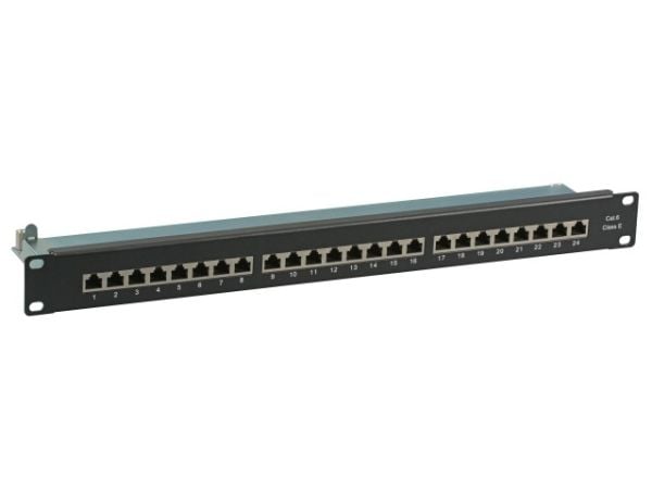 EFB Elektronik 37667SW.1M, 5000 Mbit/s, RJ-45, Gull, Sort, Rackmontering, 1U