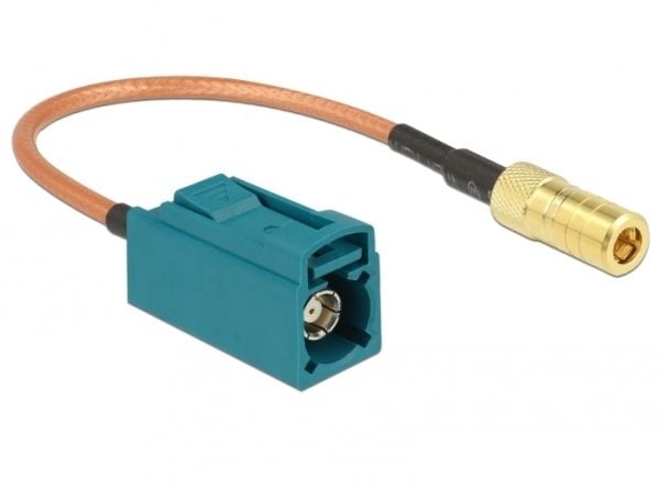 Delock - Antennekabel - FAKRA Z-kobling hunn til SMB hunn - 15 cm - koaksial