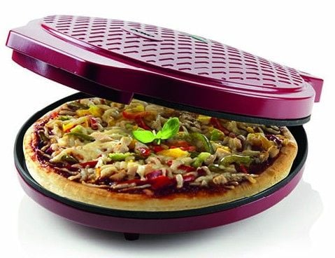 Domo DO9177PZ, 1 pizza(er), Rød, 30 cm, 12 min, 30 cm