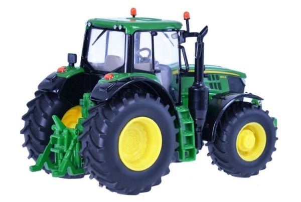Tomy John Deere 6195M, Traktor, Farm, 3 år, Metall, Plast, Sort, Grønn, Gult
