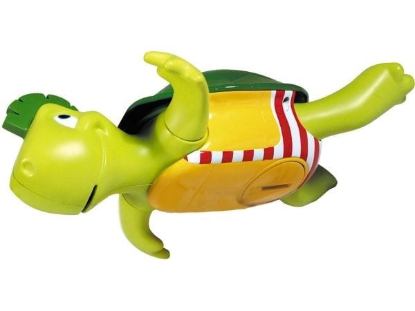 Tomy Toomies Swim n Sing Turtle, Badedyr, Gutt/Jente, 1 år, Gir fra seg lyd, LR44, Plast