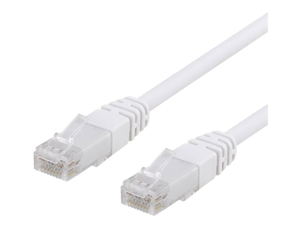 EPZI - Patch-kabel - RJ-45 (hane) till RJ-45 (hane) - 30 cm - UTP - CAT 6 - vit