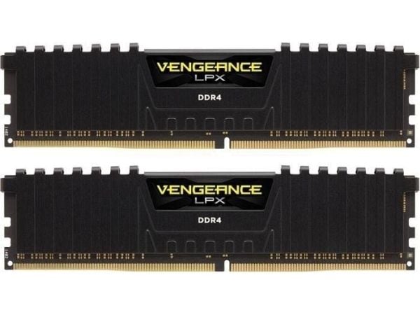 CORSAIR Vengeance LPX - DDR4 - sett - 16 GB: 2 x 8 GB - DIMM 288-pin - 2933 MHz / PC4-23400 - CL16 - 1.35 V - ikke-bufret - ikke-ECC - svart
