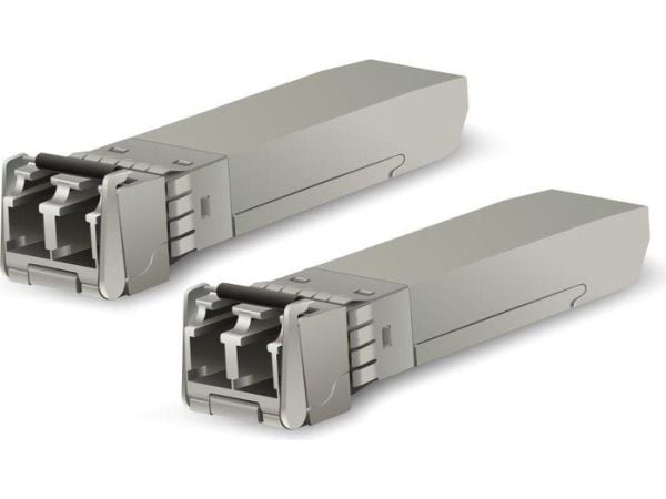 Ubiquiti U Fiber - SFP+ transceivermodul - 10GbE - LC multimodus - opp til 300 m - 850 nm (en pakke 2)