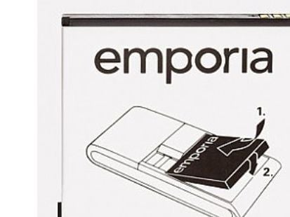 Emporia 1150mAh Li-Ion, batteridrevet, svart, Lithium-Ion (Li-Ion), 1150 mAh, 3,7 V, Emporia F210, F220, FLIP basic