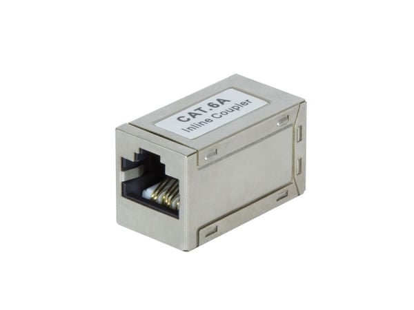 LogiLink NP0025, Flat, Metallisk, RJ-45, Hunkjønn, 10GBase-T, Cat6a