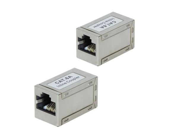 LogiLink NP0025, Flat, Metallisk, RJ-45, Hunkjønn, 10GBase-T, Cat6a
