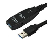 MicroConnect - USB forlængerkabel - USB Type A (han) til USB Type A (hun) - USB 3.0 - 10 m - aktiivinen - lajittelu - lajittelu