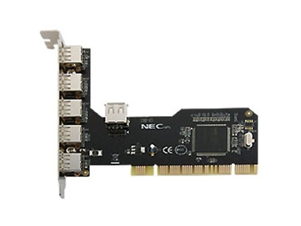 LogiLink USB 2.0 PCI Card - USB-adapter - PCI - USB 2.0 - 5 porter