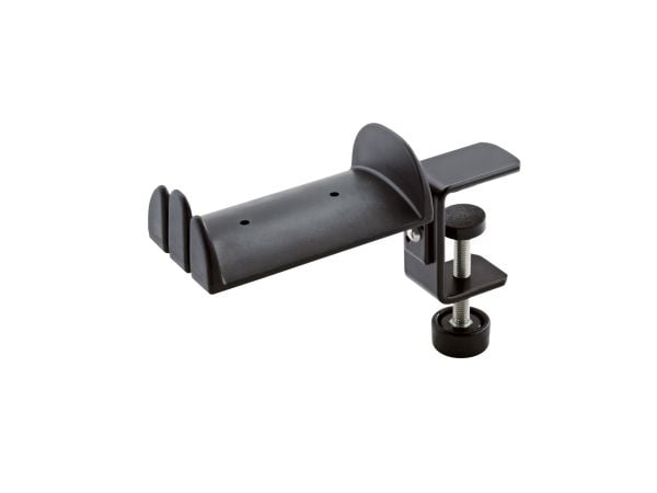 K&amp;M 16090 - Holder for hovedtelefoner, hodesett - sort