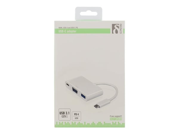 DELTACO - Dockningsstation - USB-C