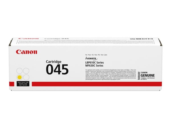 Canon 045 - Gul - original - tonerpatron - for imageCLASS LBP612Cdw, MF632Cdw, MF634Cdw