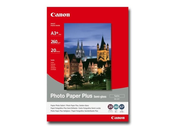 Canon 1686B032, 260 g/m², Semi-gloss, 20 arkkia, A3+