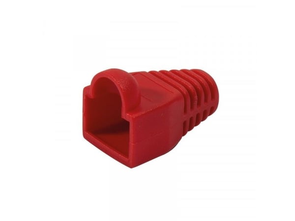 LogiLink MP0010, Kaapelikenkä, Punainen, RJ-45, 100 kpl