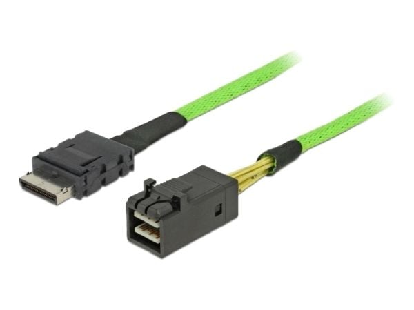 Delock OCuLink - SATA/SAS-kabel - SAS 12Gbit/s - 4i MiniLink SAS (SFF-8611) (hann) til Mini SAS HD (SFF-8643) (hann) - 50 cm