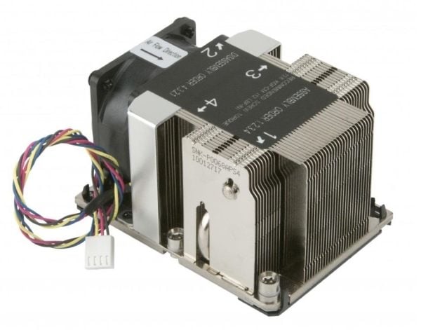 Supermicro - Prosessorijäähdytin - (Socket P) - 2U - SUPERMICRO X11SPH-NCTF, X11SPH-NCTPF, X11SPI-TF, X11SPL-F, X11SPM-F, X11SPM-TF, X11SPM-TPF, X1...