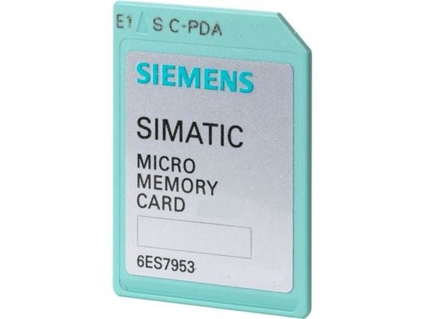 Siemens 6ES7953-8LG31-0AA0, 0,000128 GB, MMCmicro, Ripebestandig, Grønn