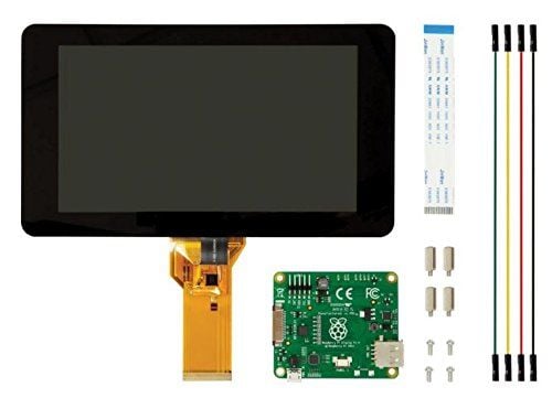 Raspberry Pi - Display - 7" - 800 x 480 piksler - for Raspberry Pi 2 Model B, 3 Model B