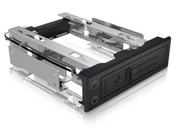 ICY BOX IB-166SSK-B - Mobilt lagringsstativ - 3,5" - svart