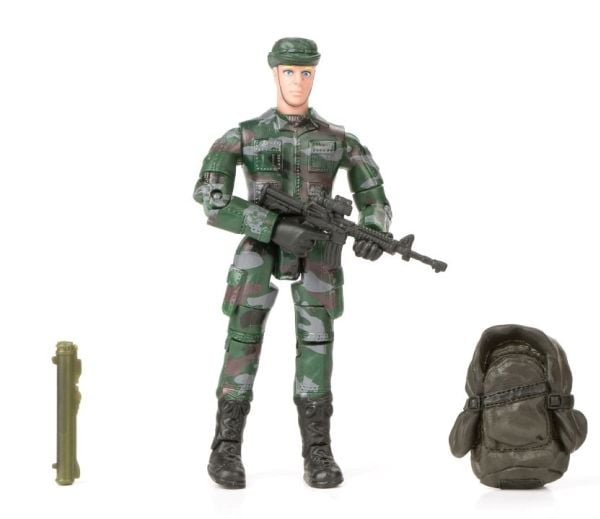 World Peacekeepers 1:18 Militær Navy Seal pakke m/3 actionfigurer