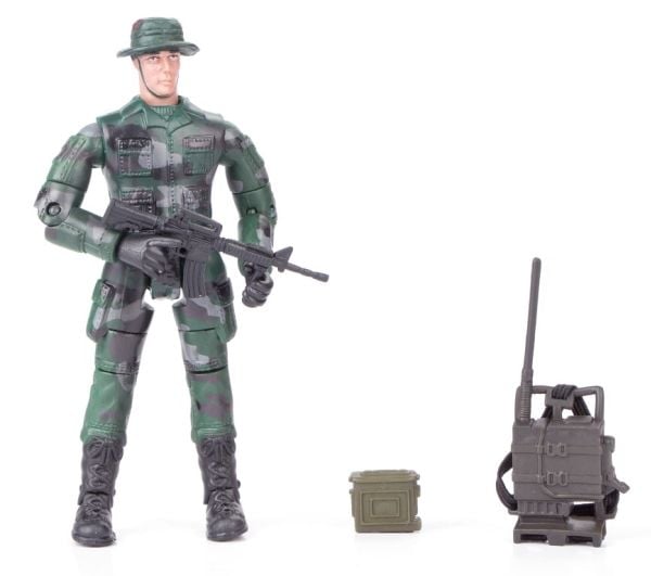 World Peacekeepers 1:18 Militær Navy Seal pakke m/3 actionfigurer