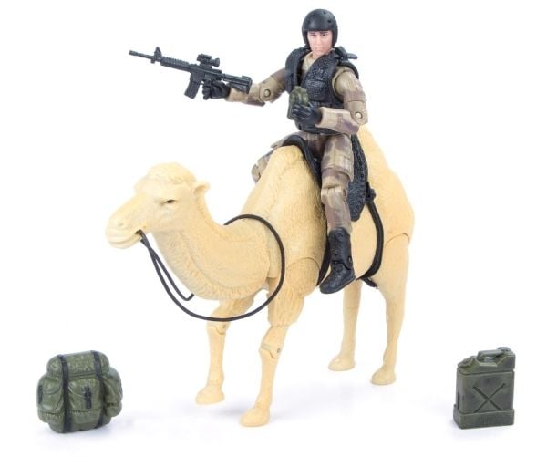 World Peacekeepers 1:18 Militær Actionfigur + Camp