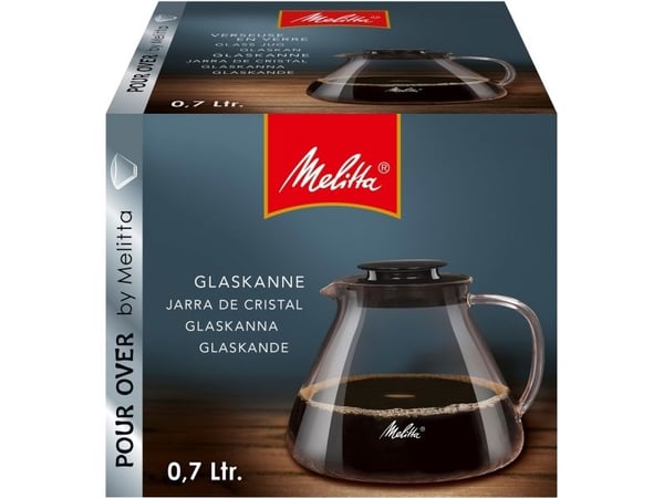 Melitta Jug, Jug, Universell, Gjennomsiktig, Glass, 1 l, 1 stykker