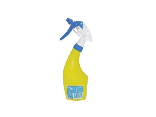 Super-sprayer Maxi 0,65L KA650 - Ass gul/hvid beh. m/ass. rød/hvid & blå/hvid sprayhvd.