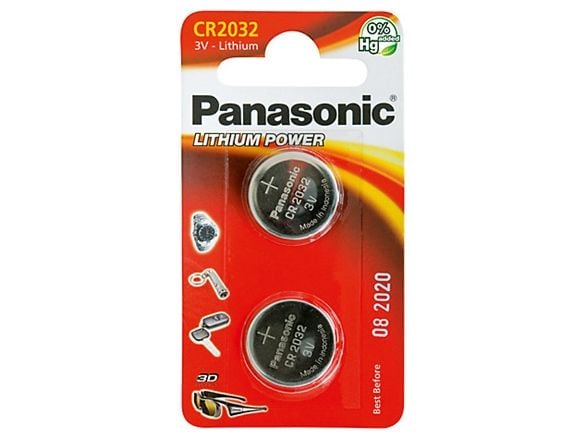 Panasonic CR2032L/2BP - Batteri 2 x CR2032 - Li - 220 mAh