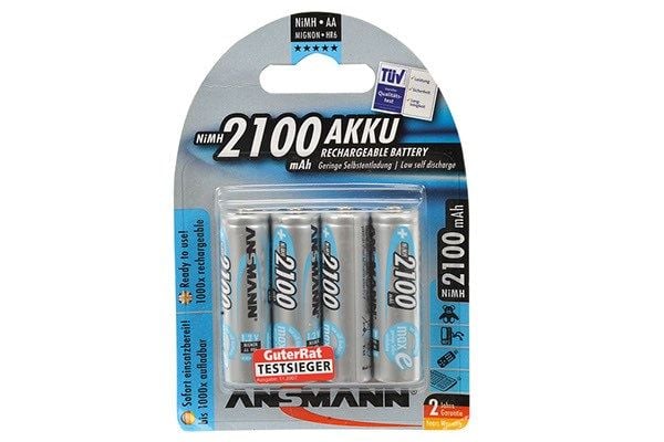 ANSMANN maxE - Batteri 4 x AA type - NiMH - (oppladbart) - 2100 mAh
