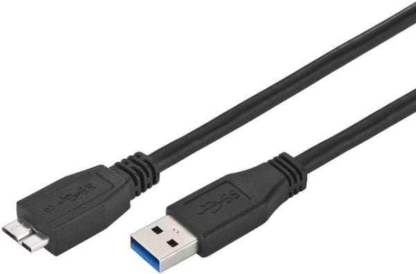 Goobay 95026, 1,8 m, USB A, Micro-USB B, Hanstik/Hanstik, Lajittelu
