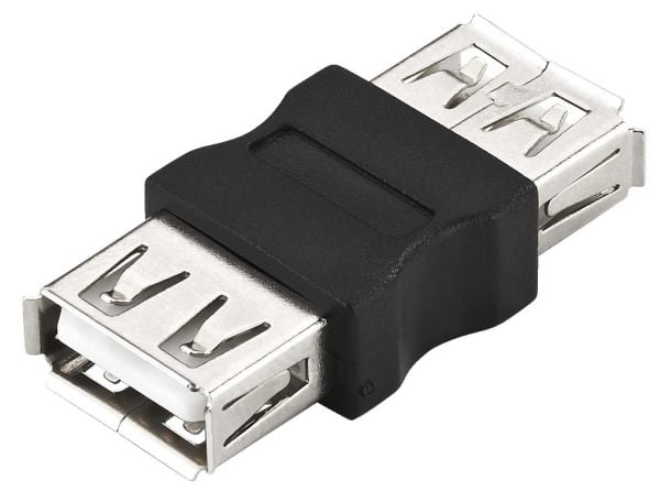 Goobay USB ADAP A-F/A-F-F, A, A, A, Grå