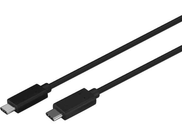 Goobay 67976, 1 m, USB C, USB C, USB 2.0, Hanstik/Hanstik, Grå