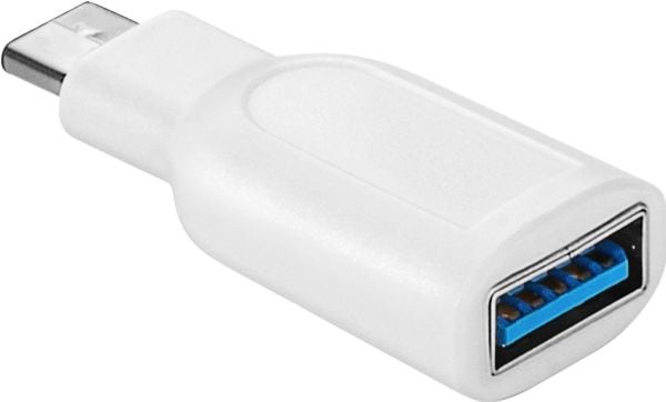 Goobay USB-C Adapter, USB 3.0 A, USB-C, Valkoinen