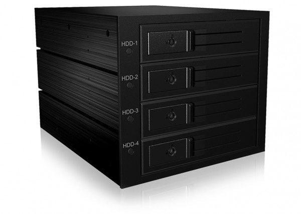 ICY BOX IB-564SSK - Hus for lagringsenhet - 3,5" - svart