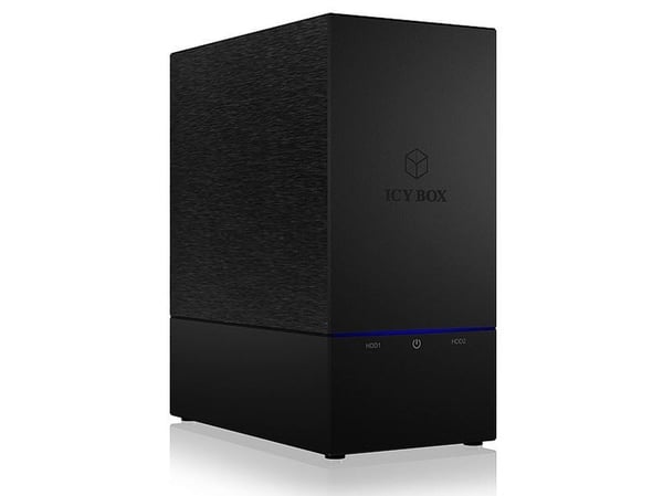 ICY BOX IB-RD3621U3 - Kiintolevyteline - 2 paikkaa (SATA-600) - USB 3.0 (ekstern)