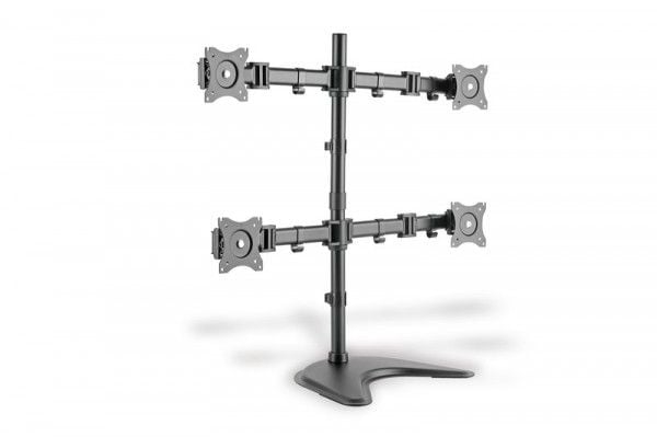 DIGITUS DA-90349 - Monteringssett (skrivebordsklemmemontering, 2 skjermarmer) - for 2 LCD-skjermer - skjermstørrelse: 15"-27" - skrivebord