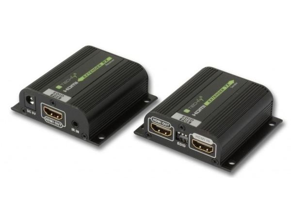 Techly IDATA EXT-E70POED, 1920 x 1080 piksler, AV-sender og -mottaker, 40 m, Koblet med ledninger (ikke trådløs), 3D, HDCP