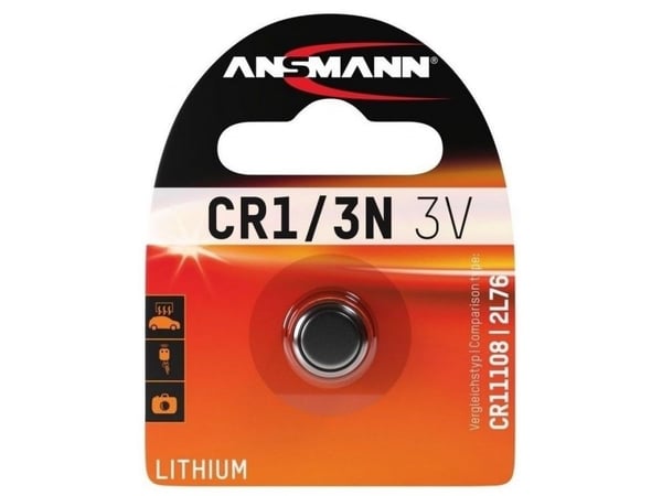 FDK knappcellsbatteri CR 1/3 N 3 V, 1 st 170 mAh litium CR1/3N
