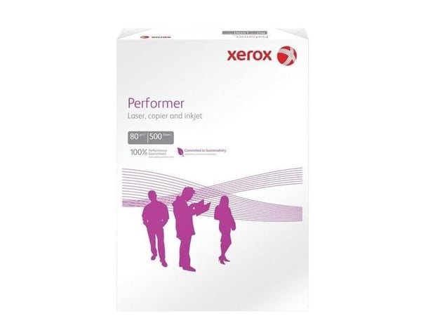 Xerox Performer - Valkoinen - A3 (297 x 420 mm) - 80 g/m² - 500 arkkia tavallista paperia