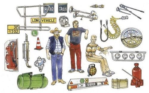 1:24 lastbilstillbehör