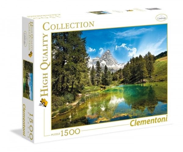 Clementoni High Quality Collection - Sininen järvi - puslespil - 1500 stykker