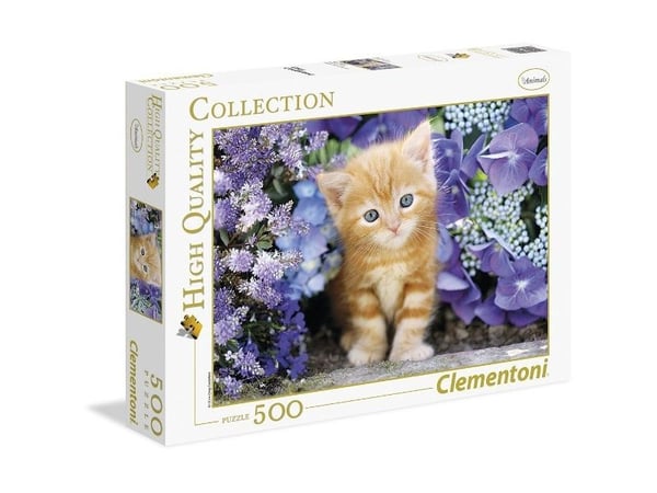 Clementoni High Quality Collection - Ingefärafärgad katt - pussel - 500 delar