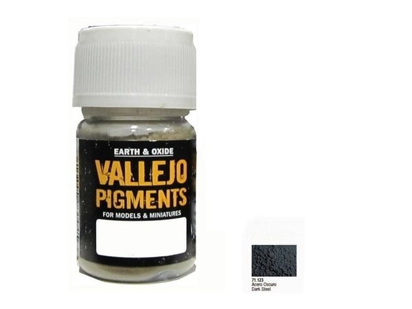 Vallejo 73.123, Stål, 35 ml, 1 stykker, Dark Steel