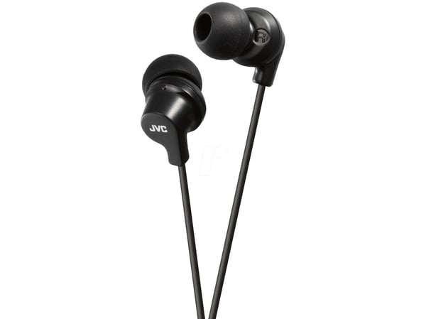 JVC HA-FX10-B-E, Langallinen, 8 - 23000 Hz, Musiikki, 3,3 g, Kuulokkeet, Musta