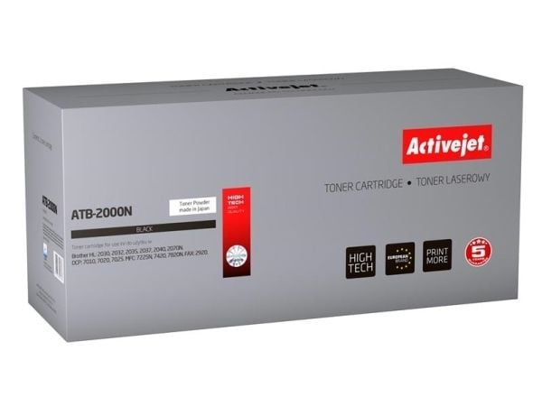 ActiveJet ATB-2000N, 2500 sider, Svart, 1 stykker