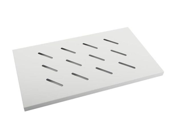 Lanberg - Rackhylde - vihreä, RAL 7035 - 1U - 19"